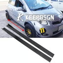 トヨタ ヤリス カローラ プリウス用 グロス 78.7 "サイドスカート ロッカーパネル スプリッター リップ For Toyota Yaris Corolla Prius Gloss 78.7" Side Skirts Rocker Panel Splitter Lip