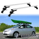 トヨタ プリウス用 47 "ベアルーフラック クロスバー バイク貨物荷物キャリア 150LBS For Toyota Prius 47" Bare Roof Rack Cross Bars Bike Cargo Luggage Carrier 150LBS
