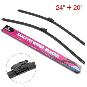 BMW X2 2019-2022用フロントガラスワイパーブレード - 24インチ + 20インチ Front Windshield Wiper Bl..