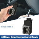 HVAC ブロワーモーター抵抗ヒーター リンカーンナビゲーター用 ブラック シルバートーン HVAC Blower Motor Resistor Heater Fit for Lincoln Navigator Black Silver Tone(2)
