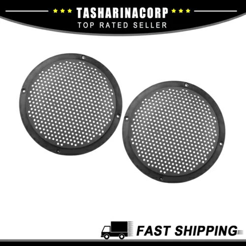 2 個 6 インチ カーオーディオ スピーカー カバー メッシュ サブウーファー グリル ホーン ガード プロ..