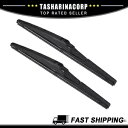 2 個 11 "11" 車リアフロントガラスワイパーブレードフィットヒュンダイソラリスブラック Piece of 2 11" 11" Car Rear Windshield Wiper Blade Fit for Hyundai Solaris Black
