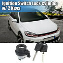 イグニッションスイッチステアリングロックシリンダー キー付き フォルクスワーゲン アウディ 1T0905855A Ignition Switch Steering Lock Cylinder w/ Key for Volkswagen for Audi 1T0905855A