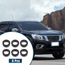 6 個燃料インジェクターシールフィット日産フロンティアクエスト 1999-2004 下部ゴム 6pcs Fuel Injector Seal Fit for Nissan Frontier Quest 1999-2004 Lower Rubber