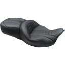 MUSTANG 79006SB ワンピース デラックス ツーリングシート スカイブルーステッチ 08-22 ツーリング MUSTANG 79006SB One-Piece Deluxe Touring Seat Sky Blue Stitching 08-22 Touring