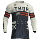 Thor Pulse ジャージ MX ダートバイク用 - コンバット ミッドナイト/ホワイト メンズ サイズ M Thor Pulse Jersey for M...