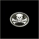 スカル & クロスボーンズ クロスボーンズ パイレーツ バイカー ライディング ピン 帽子 ベストまたはラペル用 Skull & Cross Bones Crossbones Pirate Biker Riding Pin for Hat Vest or Lapel