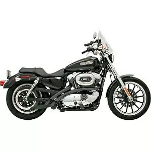 Bassani ブラック ラジアル スイーパー エキゾースト システム ハーレー XL スポーツスター 86-03 用 Bassani Black Radial Sweepers Exhaust System for Harley XL Sportster 86-03