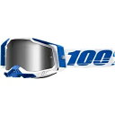 100% Racecraft 2 ゴーグル Isola ミラーレンズ付き ATV UTV オフロード モトクロス ライディング 100% Racecraft 2 Goggles Isola w/ Mirror Lens ATV UTV Offroad Motocross Riding