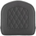 SADDLEMEN シーシーバー バックレストパッド ブラック 格子ステッチ 0408SM SADDLEMEN 0408SM Sissy Bar Backrest Pad Black Lattice Stitch