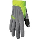 Thor ドラフト グローブ オフロード ダート バイク MX ATV 用 - グレー/アシッド メンズ サイズ M Thor Draft Gloves for...