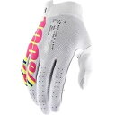 オフロード バイク用 100% iTrack グローブ - ホワイト - メンズ サイズ S 100% iTrack Gloves for Offroad Mo...