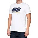 100% BB33 ブランド バインダー #33 シグネチャー ホワイト T シャツ T シャツ - メンズ サイズ S 100% BB33 Brand Bin...