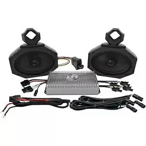 Metrix ELEMENT UTV1 - UTV オーディオ キット Bluetooth スピーカー & アンプ Metrix ELEMENT UTV1 - UTV Audio Kit Bluetooth Speakers & Amp