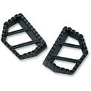 Kuryakyn 3597 サテンブラック ライオット ミニボード フットペグ アダプターなし Kuryakyn 3597 Satin Black Riot Mini Boards Foot Pegs without Adapters