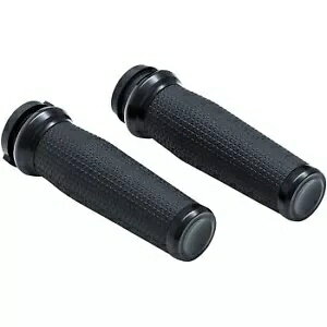 Kuryakyn 5943 ブラック 脱穀機ハンドグリップ ハーレー電子スロットル用 Kuryakyn 5943 Black Threshe..