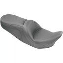 マスタング 76032 ワンピース スポーツ ツーリング ブラック スムース プレーン シート ツーリング用 08-20 Mustang 76032 One-Piece Sport Touring Black Smooth Plain Seat for Touring 08-20