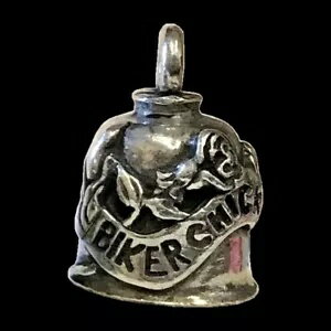 ピューター オートバイ グレムリン ベル バイカー ひよこ ローズ フラワー アメリカ製 Pewter Motorcyc..