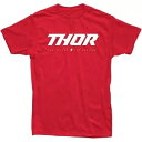 Thor S20 Loud 2 Tee T シャツ - レッド サイズ M # 3030-18336 Thor S20 Loud 2 Tee T-Shirt - Red Size Medium # 3030-18336