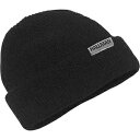 Thor Hallman ブラック セーラー ビーニー ハット - ルーズ ニット 大人用 フリー サイズ Thor Hallman Black Sailor Beanie Hat - Loose Knit Adult One Size