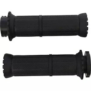 Kuryakyn 3582 ブラック ライオット グリップ ハーレーダビッドソン ケーブル オプ スロットル用 Kuryakyn 3582 Black Riot Grips for Harley Davidson Cable Op Throttle