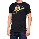 100% BB33 ブランド バインダー #33 トラック ブラック T シャツ T シャツ - メンズ サイズ S 100% BB33 Brand Binde...
