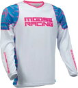 Moose Racing 予選ジャージ - メンズ ブルー/ピンク サイズ L # 2910-6952 Moose Racing Qualifier Jerse...