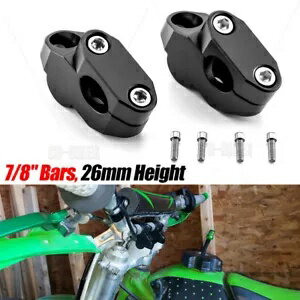 プルバック ハンドルバー ライザー 7/8インチ バー 高さ 1インチ 2008-2020 ヤマハ WR250R用 Pullback Handlebar Risers 7/8