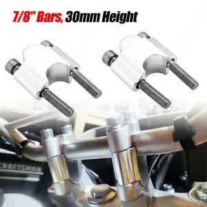 ハンドルバー クランプ ライザー 7/8インチ バーキット 高さ 30mm 2008-2020 ヤマハ WR250R用 Handlebar Clamp Risers 7/8