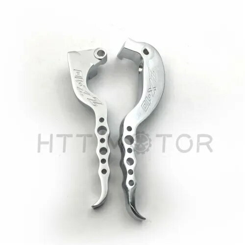 クロームハンドブレーキクラッチレバービレットアルミ 2006-2007 カワサキ ZX-10R Chrome Hand Brake Clutch Levers Billet Aluminum For 2006-2007 Kawasaki ZX-10R