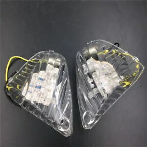 リアターンシグナルレンズカバー LEDライト付き スズキ 2007-2009 GSXR1000 クリア Rear Turn Signal Len Cover w/ LED light For Suzuki 2007-2009 GSXR1000 Clear