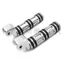 エッジカットフットペグホンダゴールドウィング GL1500 ヴァルキリーシャドウ 1100 エースツアラー用 Edge Cut Footpegs For Honda Goldwing GL1500 Valkyrie shadow 1100 ACE Tourer(2)