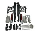 サドルバッグハードウェア ラッチカバーリフレクターキー蓋ガスケット付き ハーレー FLT FLH 14用 Saddlebag Hardware w/ Latch Cover Reflector Key Lid Gasket For Harley FLT FLH 14