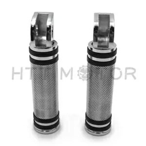 ダイヤモンド クローム フットペグ フットレスト カワサキ フロント バルカン 900 スズキ マローダー 1用 Diamond Chrome Footpegs Footrest For Kawasaki Front Vulcan 900 Suzuki Marauder 1