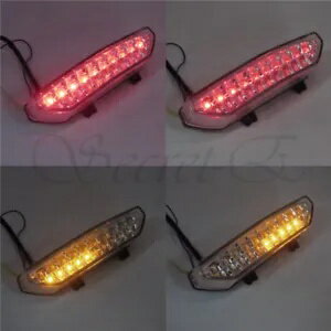 新しい Led テールブレーキライトウインカーカワサキニンジャ Zx6R 2007 2008 クリア New Led Tail Brake Light Turn Signals For Kawasaki Ninja Zx6R 2007 2008 Clear