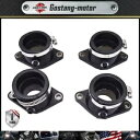 4x キャブレター インテーク マニホールド 炭水化物 ブーツ 1981-1983 スズキ GS550 GS650 R&L 用 4x Carburetor In...