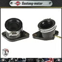 ヤマハ ラプター 660 660r 2001-2005 2x インテークマニホールド キャブレター ブーツ L & R For Yamaha Raptor 66...