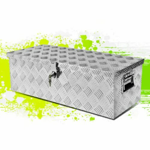 30インチ シルバー アルミニウム ピックアップ/RV/トラック荷台 キャンピングカー ツールボックス トレ..