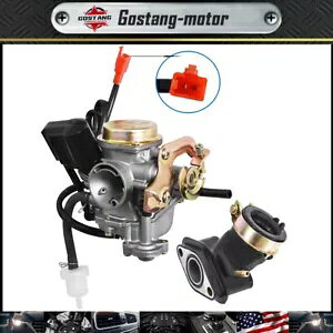 GY6 50cc 100cc ӥåܥ֥쥿 139QMB 139QMA  ATV 19 ߥ᡼ȥ GY6 50cc 100cc Big Bore Carburetor For 139QMB 139QMA Scooter Moped ATV 19mm