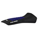 ポラリス スポーツマン 500 600 700 800 シートカバー オールブラック ブルーリブロゴ付き #342 Polaris Sportsman 500 600 700 800 Seat Cover ALL BLACK w/ BLUE Ribs Logo #342(2)