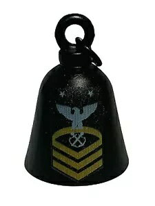 マスター・チーフ・ペティ・オフィサー ネイビー・ミリタリー・ランク グロス・ブラック・バイク Bell ..