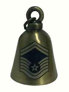 空軍上級曹長 軍事ランク ブロンズ オートバイ ガードベル Senior Master Sergeant Air Force Military Rank Bronze Motorcycle Guard Bell