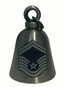 空軍上級曹長 軍事ランク ガンメタル オートバイ ガードベル Senior Master Sergeant Air Force Military Rank Gun Metal Motorcycle Guard Bell