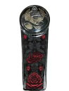 ゴシックレッドローズダッシュインサート。ハーレー 89-07 エレクトラグライド & 02-07 ロードグライドに適合。 Gothic Red Roses Dash Insert. Fits Harley 89-07 Electra Glide & 02-07 Road Glide