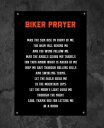 Biker Prayer 12インチ x 18インチ メタルサイン、ハーレー、お父さんへのギフト、オートバイ、バイカー。カスタム Biker Prayer 12...