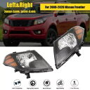 2009-2020 日産フロンティアハロゲンブラックプロジェクターヘッドライトヘッドランプ LH & RH For 2009-2020 Nissan Frontier Halogen Black Projector Headlights Headlamps LH&RH