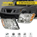 RH&LH ヘッドライト ヘッドランプセット 2009-2020 日産フロンティア 交換用 クリア RH&LH Headlights Headlamps Set For 2009-2020 Nissan Frontier Replacement Clear