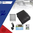 RV オーニング コンプリート キット 11'-20' フィート サンシェード ソーラー メッシュ キャノピー スクリーン プライバシー RV Awning Complete Kit 11'-20' FT Sun Shade Solar Mesh Canopy Screen Privacy