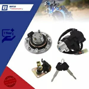 点火スイッチガスキャップカバーシートロックキーセットスズキ GSXR600 97-00 Ignition Switch Gas Cap Cover Seat Lock Key Set For Suzuki GSXR600 97-00