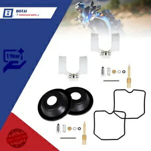 2X キャブレター修理キット ダイヤフラム KAWASAKI EX250 Ninja 250R 2001-2012 に適合 2X Carburetor Repair Kit Diaphragm Fit for KAWASAKI EX250 Ninja 250R 2001-2012